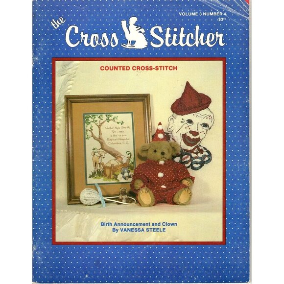 The Cross Stitcher 1983 includes 19 Projects and Cross Stitch Patterns Crafts - Picture 1 of 7